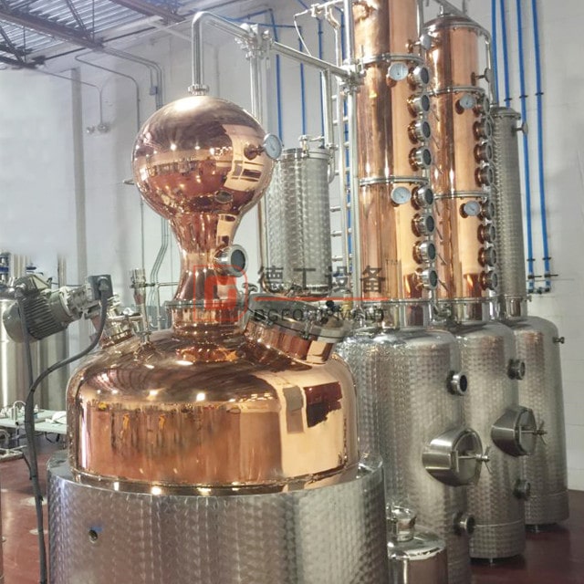 1000L per lotto Alcool distillatore macchina distillazione frazionata vodka still