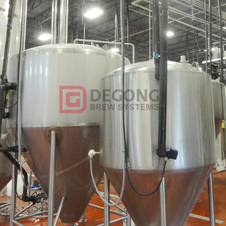 Fondo conico del recipiente di fermentazione del vino da 500 litri che produce un serbatoio di fermentazione della birra brillante