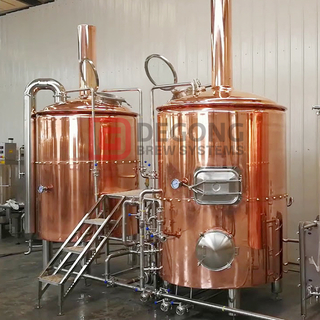 10BBL Copper Bright saccarificazione Micro Brewery Beer Brewering Equipment
