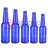 330ml 355ml 500ml 650ml o altre bottiglie di birra blu a collo lungo/bottiglie di vetro di birra all'ingrosso