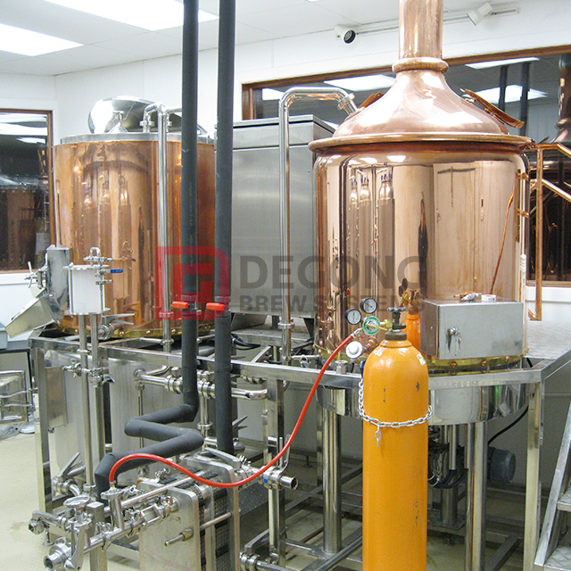 15HL SUS304/316/Sistema di fabbrica di birra in rame rosso in vendita