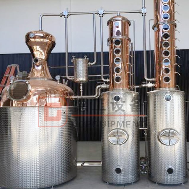 Distillatore economico del riscaldamento elettrico dell'attrezzatura di distillazione del rame/acciaio inossidabile 300L in linea per la vendita