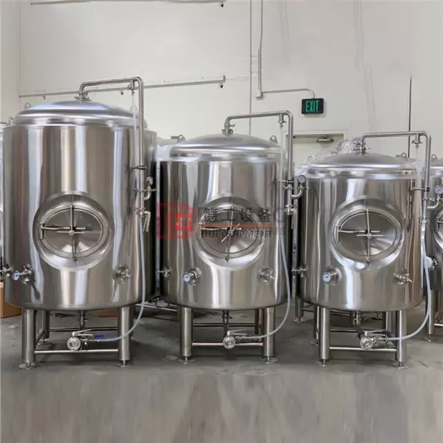Serbatoi di fermentazione orizzontale da 3 BBL a 120 BBL Produttore di serbatoi per birra in acciaio inossidabile