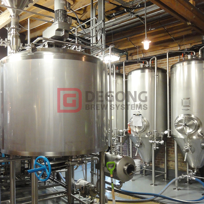 Attrezzatura per la produzione di birra industriale in acciaio inossidabile 2000L DEGONG