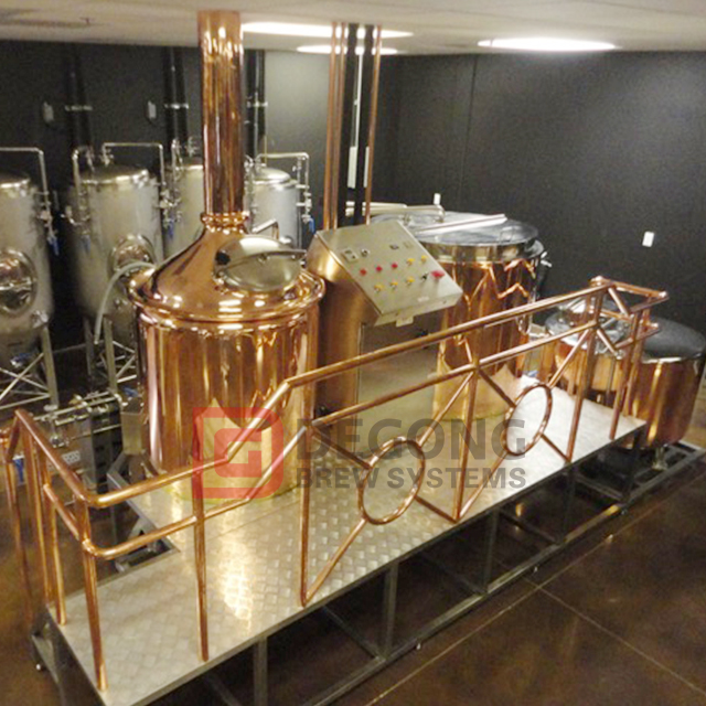 Fornitore di apparecchiature per la produzione di birra in rame 3.5BBL / 4HL DEGONG