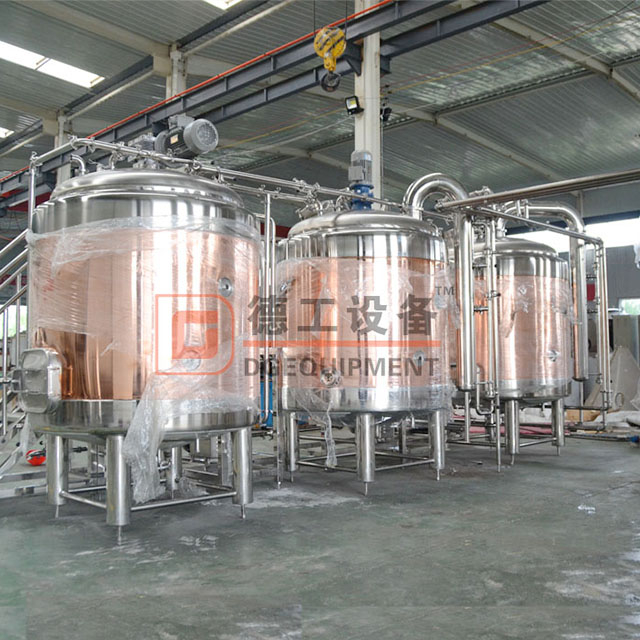 2000L/20HL 2 lattine di attrezzatura per la produzione di birra in rame |Attrezzatura artigianale in vendita