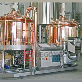 Sistema di produzione di birra artigianale da 800 litri di vendita calda |Attrezzatura per la produzione di rame