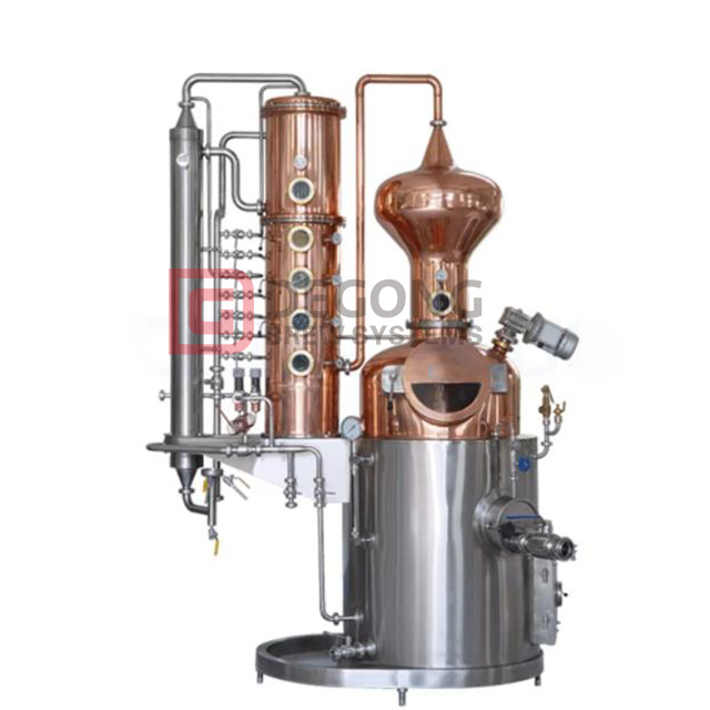 Attrezzatura per la distillazione dell'alcool della vodka da 500 litri per uso domestico