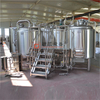Sistema di produzione di birra commerciale da 1000 litri 10 HL in acciaio inossidabile 304 combinato a 3 navi Brewhouse per Brewpub/ristorante