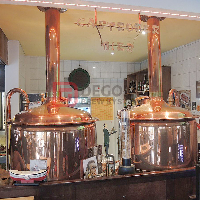 5BBL Set completo di attrezzature per la produzione di birra in rame/produttore di birrerie