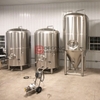 Attrezzatura per birreria commerciale in acciaio inossidabile di alta qualità 10HL con serbatoio di fermentazione conico e fabbrica di birra a vapore