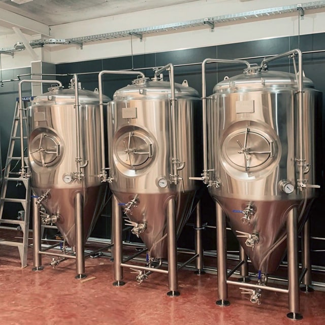 Unitank di fermentazione della birra del rivestimento della fossetta isobarica SUS304/316 standard conico isolato 1000L del commestibile
