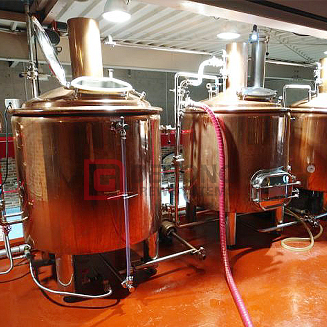 Fabbrica di birra in rame o acciaio inossidabile di dimensioni personalizzate Attrezzatura per birreria a prezzi migliori