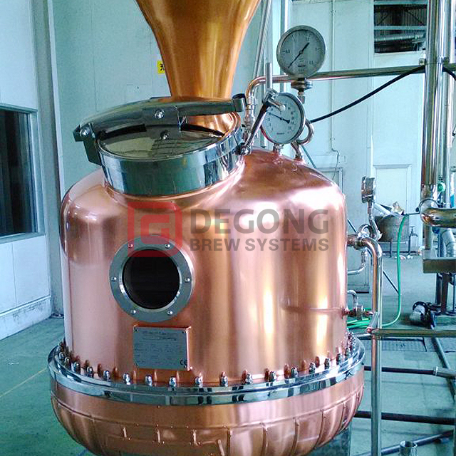 Attrezzatura per la distillazione del rame del brandy della vodka del whisky di alta qualità da 1000 litri