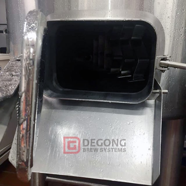 Degong 6bbl Beer Brewhouse Combinazione gratuita Mash Tun Brewing Brewery System Vapore/elettrico/riscaldamento a fuoco diretto