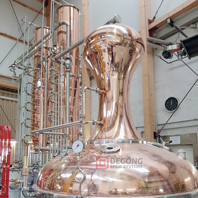 300L 500L 1000L Attrezzatura per distilleria in rame personalizzata distilleria distillata per Gin Whisky Rum